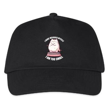 I've weighed myself I'm too small cat - Kids’ Baseball Cap - black - Front