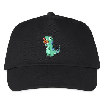 Déguisement de dinosaure poulet - Casquette de baseball Enfant - noir - Devant