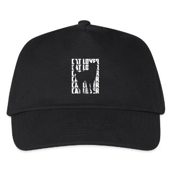 Cat Lovers - Kids’ Baseball Cap - black - Front
