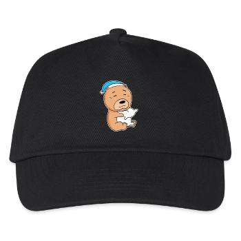 Chow Chow Sleeping Fatigue Dog Dog Breed - Kids’ Baseball Cap - black - Front