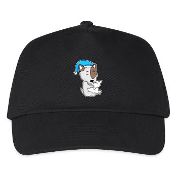 Bull Terrier Sleeping Fatigue Dog Dog Breed - Kids’ Baseball Cap - black - Front