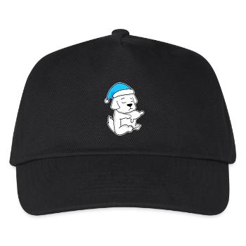 Pyrenean Mountain Dog Sleeping Fatigue Dog - Kids’ Baseball Cap - black - Front