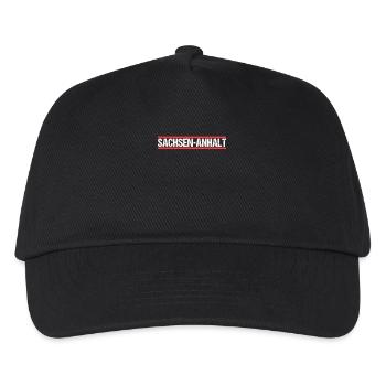 Sachsen Anhalter Sachsen Anhalterin Sachsen Anhalt - Kinder Basecap - Schwarz - Vorne