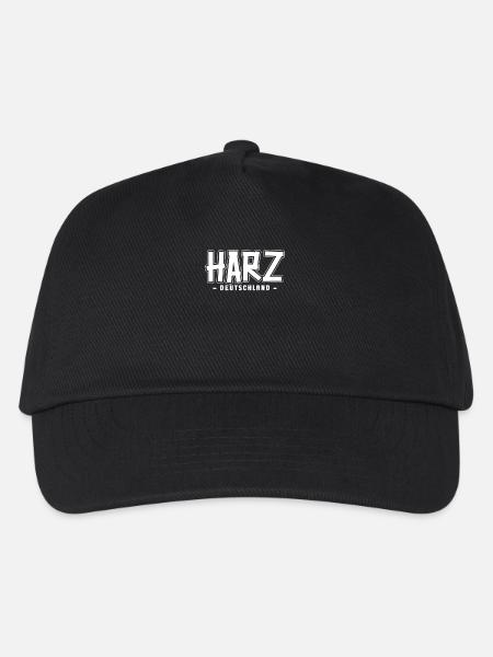 Harz - Kinder Basecap - Schwarz
