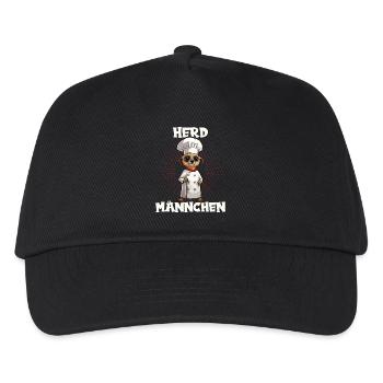 Erdmännchen kochen Koch Kochmütze Herdmännchen - Kinder Basecap - Schwarz - Vorne