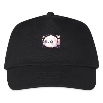 Fische Kawaii Sternzeichen Geburtstag - Kinder Basecap - Schwarz - Vorne