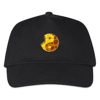 Käse Yin Yang - Kinder Basecap - Schwarz - Vorne