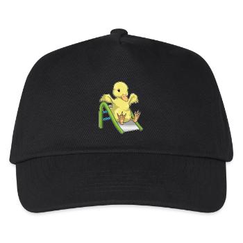 Duck Slide - Kids’ Baseball Cap - black - Front
