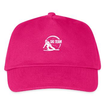 Équipe de ski Skieur École de ski Ski Équipe de ski - Casquette de baseball Enfant - fuchsia - Devant