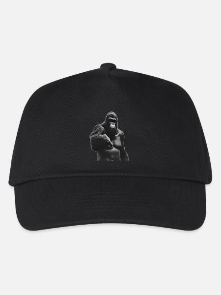 King of the Jungle - Gorilla - Kids’ Baseball Cap - black