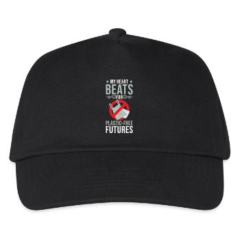 Environmental Activist Green Environment Plastic - Kids’ Baseball Cap - black - Front