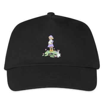 Easter Easter Bunny Kids Rabbit Easter Eggs Eggs - Kids’ Baseball Cap - black - Front