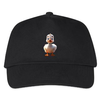 Goose, Goose, Chick, Cute Goose, Duck, Little Geese - Kids’ Baseball Cap - black - Front