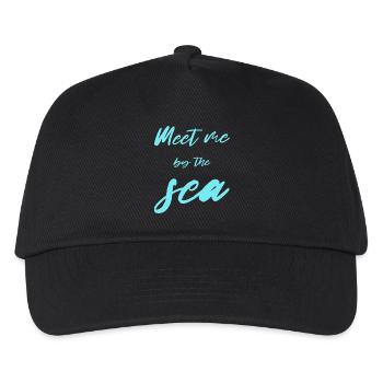 meet me by the sea - Kids’ Baseball Cap - black - Front