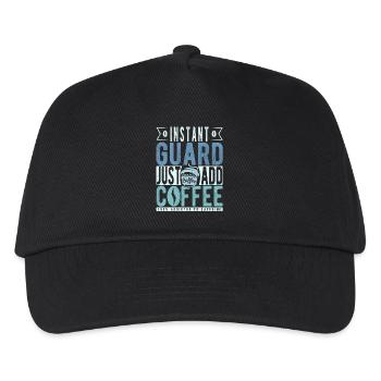 Instant Guard Just Add Coffee - Kids’ Baseball Cap - black - Front