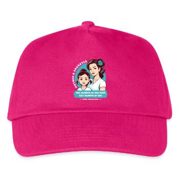 Mutter und Tochter - Kinder Basecap - Fuchsia - Vorne