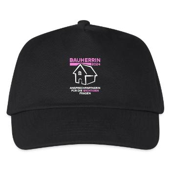 Contact person for important questions Client 2024 - Kids’ Baseball Cap - black - Front