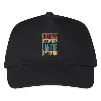 Cadeau rétro de concierge - Casquette de baseball Enfant - noir - Devant