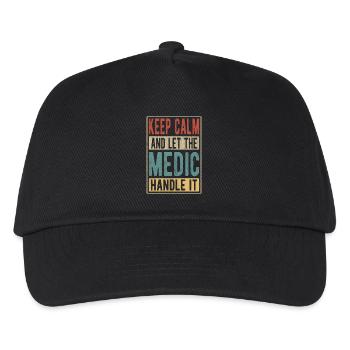 Medic Retro Gift - Kids’ Baseball Cap - black - Front
