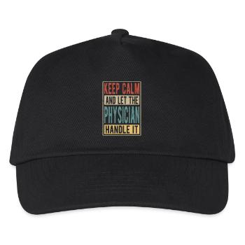 Physician Retro Gift - Kids’ Baseball Cap - black - Front