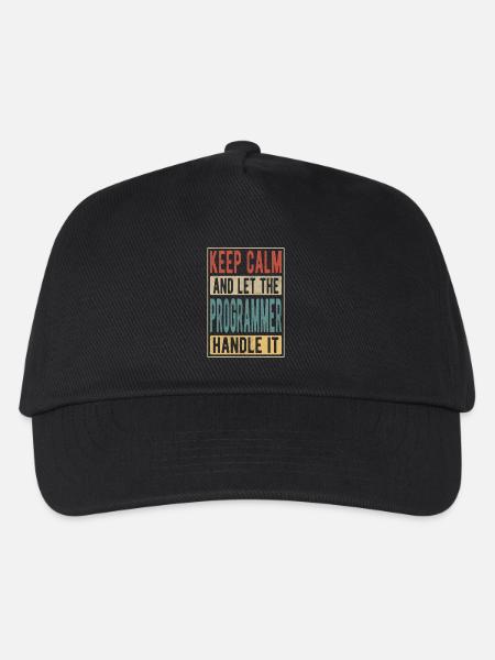 Programmierer Retro Geschenk - Kinder Basecap - Schwarz
