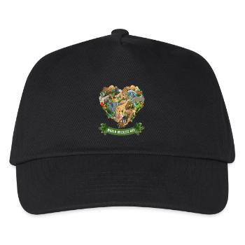World Wildlife Day - Wildlife Lovers - Kinder Basecap - Schwarz - Vorne