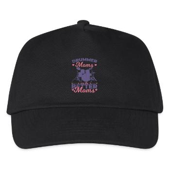 Maman batteur - Casquette de baseball Enfant - noir - Devant