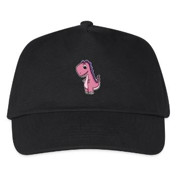 Dino Dinosaurier - Kinder Basecap - Schwarz - Vorne