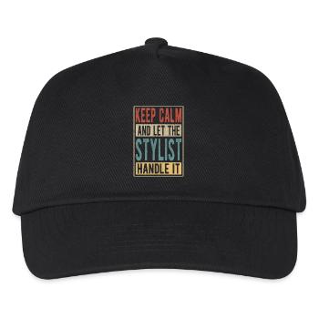 Stylist Retro Gift - Kids’ Baseball Cap - black - Front