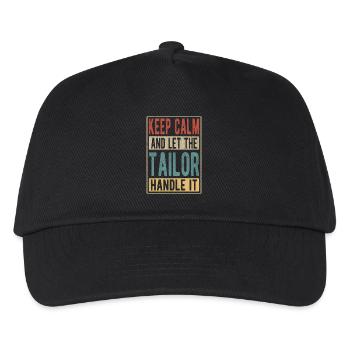 Tailor Retro Gift - Kids’ Baseball Cap - black - Front