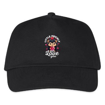 Ein bisschen stachelig, aber ich liebe dich - Süßer Igel - Kinder Basecap - Schwarz - Vorne
