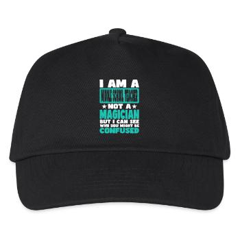 Middle School Teacher - Kids’ Baseball Cap - black - Front