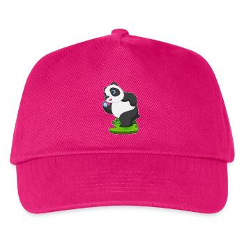 Panda Jogger Jogging Sport - Kids’ Baseball Cap - fuchsia - Front