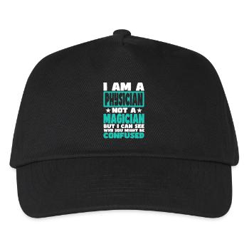 Arzt - Kinder Basecap - Schwarz - Vorne