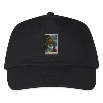 Tarot Card Wheel of Fortune Wheel of Fortune - Kids’ Baseball Cap - black - Front