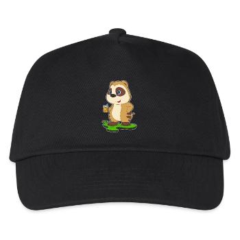 Erdmännchen Saft - Kinder Basecap - Schwarz - Vorne