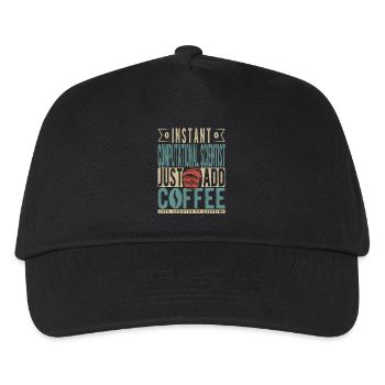 Instant Computational Scientist Just Add Coffee - Kids’ Baseball Cap - black - Front