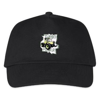 MB trac turbo power tractor - Kids’ Baseball Cap - black - Front