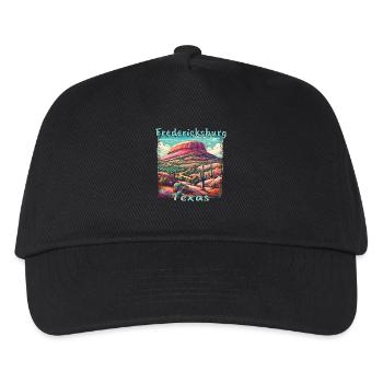 Fredericksburg TX : Racines allemandes et coucher de soleil - Casquette de baseball Enfant - noir - Devant