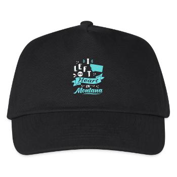 Montana Souvenir Liebe - Kinder Basecap - Schwarz - Vorne