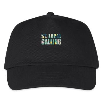 St Lucia Souvenir Vacation - Kids’ Baseball Cap - black - Front