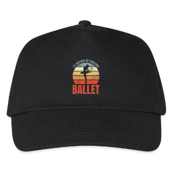 I'd Rather Be Dancing Ballet - Kinder Basecap - Schwarz - Vorne