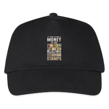 Stamp Collector Stamps Enthusiast - Kids’ Baseball Cap - black - Front