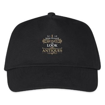 Antiques Enthusiast Essential Statement - Kids’ Baseball Cap - black - Front