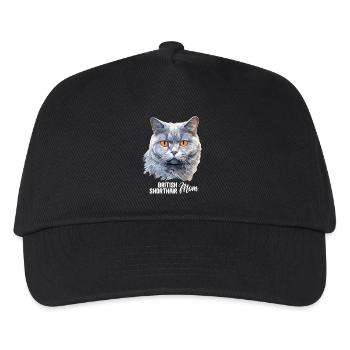 Cat Cats British Shorthair British Shorthair - Kids’ Baseball Cap - black - Front
