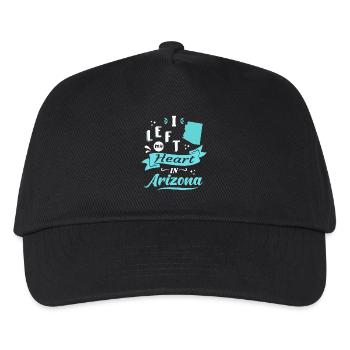 Arizona Souvenir Liebe - Kinder Basecap - Schwarz - Vorne