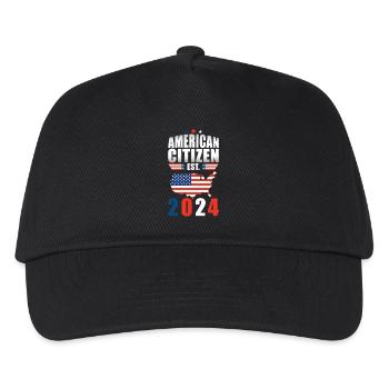 American Citizen Est 2024 Naturalization Ceremony - Kids’ Baseball Cap - black - Front