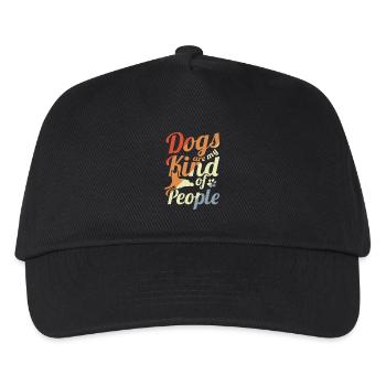 Dog Owner Saying - Kids’ Baseball Cap - black - Front