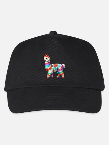 Alpaka - Kinder Basecap - Schwarz