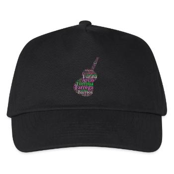 Compositeurs pour Guitare classique espagnole - Casquette de baseball Enfant - noir - Devant